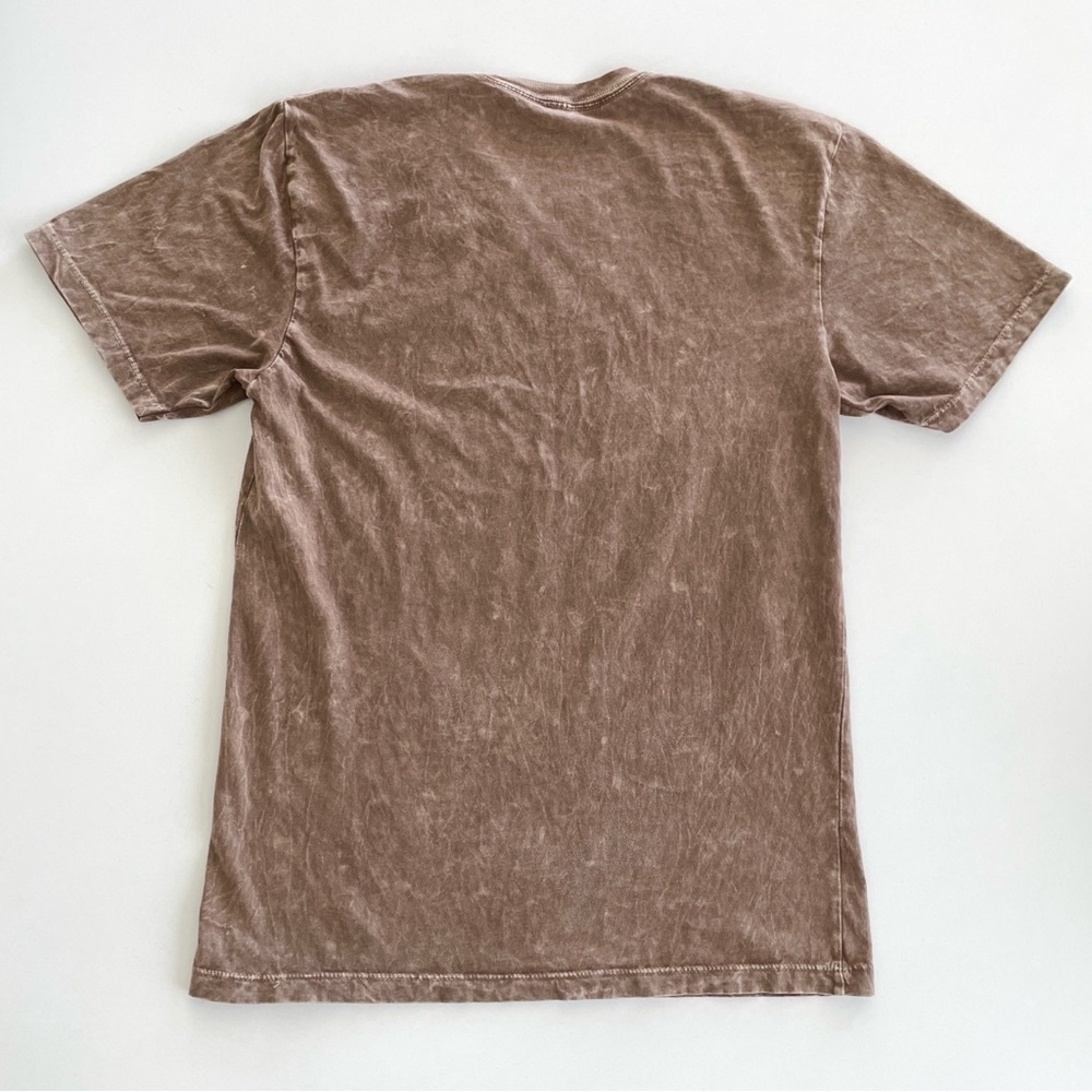 Lotus Fashion LA | Brown Graphic Tee with Butterfly Design | Size Small - Picture 4 of 8